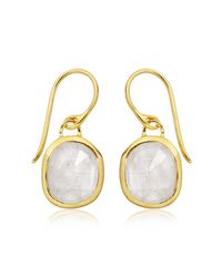 Monica Vinader | Metallic Siren Wire Earrings | Lyst