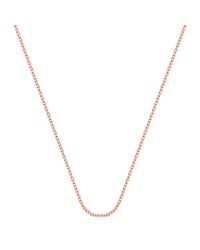 Monica Vinader | Pink Rolo Chain 18"/46cm | Lyst