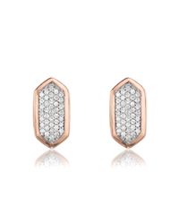 Monica Vinader | Pink Baja Stud Earrings | Lyst