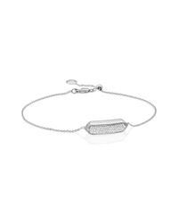 Monica Vinader | Metallic Baja Mini Bracelet - Diamond | Lyst