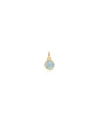 Monica Vinader | Blue Mini Siren Bezel Pendant | Lyst