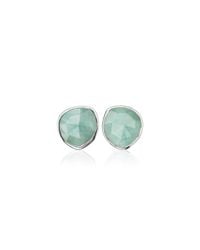 Monica Vinader | Metallic Siren Stud Earrings | Lyst