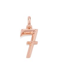 Monica Vinader | Pink Alphabet Pendant Number 7 | Lyst