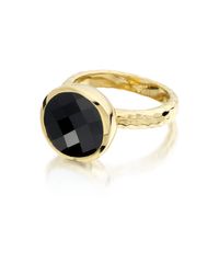 Monica Vinader | Black Medina Facet Ring | Lyst