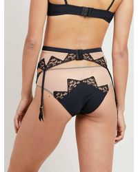 Morgan Lane - Gray Adelie Bra In Noir - Lyst