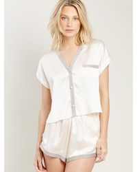 Morgan Lane - White Joanie Top In Vanilla - Lyst