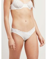 Morgan Lane - White Lauren Panty In Chalk Petunia - Lyst