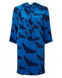 Sandro - Bluebella Silk Georgette Mini Dress - Lyst
