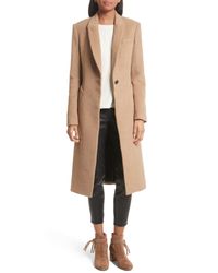 Lyst - Rag & Bone Duke Camel Hair Coat in Natural