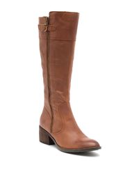 Lyst - Born Fannar Knee High Boot in Brown