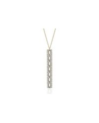 EF Collection - Metallic Baguette Sapphire Necklace - Lyst