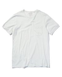 Outerknown White Sojourn Pocket Tee for men