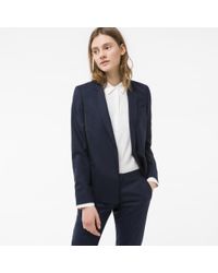 Paul Smith | Blue Women's Navy Wool Blazer | Lyst
