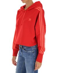 Sweatshirt for Women Adidas en coloris Red