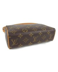 Lyst - Louis Vuitton Recital Shoulder Bag Monogram Canvas M51990 in Brown