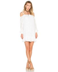 BCBGeneration Multicolor Cold Shoulder Halter Dress