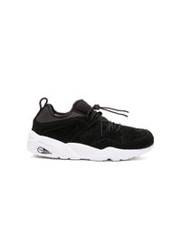 Puma Select White Blaze Of Glory Suede and Mesh Sneakers for men