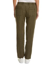 Three Dots Green Kai Basic Pant