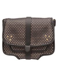 Jérôme Dreyfuss - Jojo Crossbody Bag Perforated Black And Nude - Lyst