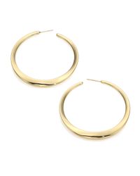 Ippolita | Metallic Glamazon 18k Yellow Gold Hoop Earrings/2.35 | Lyst