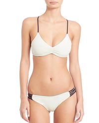 L*Space | Blue Wild One Bikini Top | Lyst