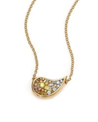 Plevé | Metallic Scorpio Sunburst Ombre Diamond & 18k Yellow Gold Small Pendant Necklace | Lyst
