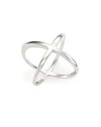 Elizabeth and James | Metallic Windrose Ring | Lyst