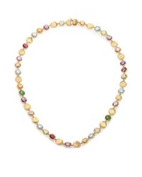 Marco Bicego | Multicolor Jaipur Semi-precious Multi-stone & 18k Yellow Gold Strand Necklace | Lyst