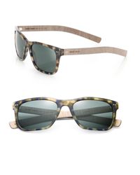 Giorgio Armani | Blue 56mm Square Sunglasses for Men | Lyst