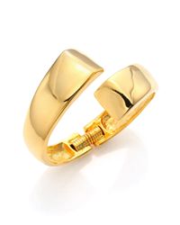 Kenneth Jay Lane | Metallic Wrap Cuff Bracelet | Lyst