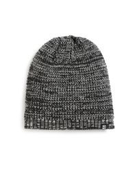 Block Headwear | Black Marled Knit Beanie for Men | Lyst