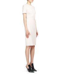 Givenchy | White Anna Short-sleeve Cady Dress | Lyst