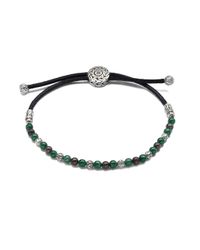 John Hardy | Green Beaded Cord Bracelet | Lyst