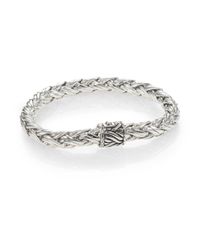 John Hardy | Metallic Sterling Silver Woven Bracelet for Men | Lyst