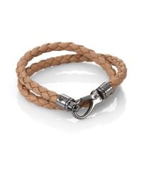 Tod's | Brown Leather Double-wrap Bracelet for Men | Lyst