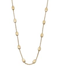 Marco Bicego | Metallic Siviglia 18k Yellow Gold Station Necklace | Lyst