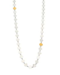 Gurhan | Metallic Clove 24k Yellow Gold & Sterling Silver Marquis Chain Necklace | Lyst