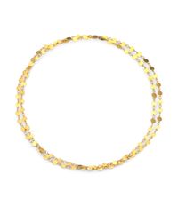 Gurhan | Metallic Lush 24k Yellow Gold Long Flake Necklace | Lyst
