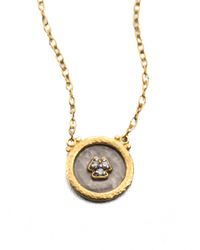 Gurhan | Metallic Imperial Diamond, 24k Yellow Gold & Sterling Silver Pendant Necklace | Lyst