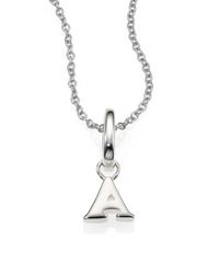 Ippolita | Metallic Sterling Silver Letter Charm | Lyst