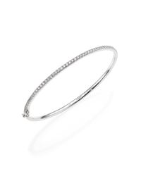 Kwiat | Diamond & 18k White Gold Stacking Bangle Bracelet | Lyst