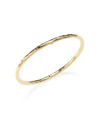 Roberto Coin | Metallic Martellato 18k Yellow Gold Bangle Bracelet | Lyst
