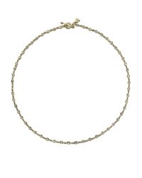 Temple St. Clair | Metallic Classic White Sapphire & 18k Yellow Gold Station Necklace | Lyst