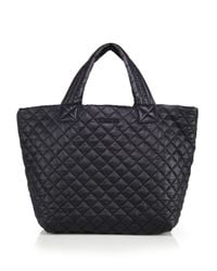 MZ Wallace - Black Metro Small Quilted Nylon Tote - Lyst
