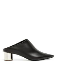 Proenza Schouler Black Plexi Heel Mules