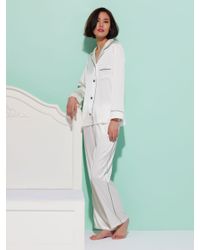 Shanghai Tang - White Women's Classic Pajama Set - Lyst