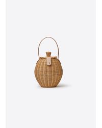 Ulla Johnson - Natural Tautou Wicker Basket Bag - Lyst