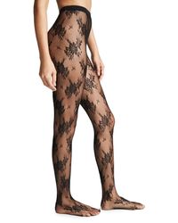 Wolford Black Lea Tights