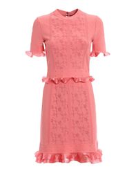 Alexander McQueen - Pink T-shirt Mini Dress - Lyst