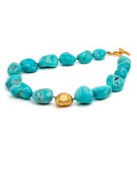 Yossi Harari - Blue Roxanne Rough Turquoise Necklace - Lyst